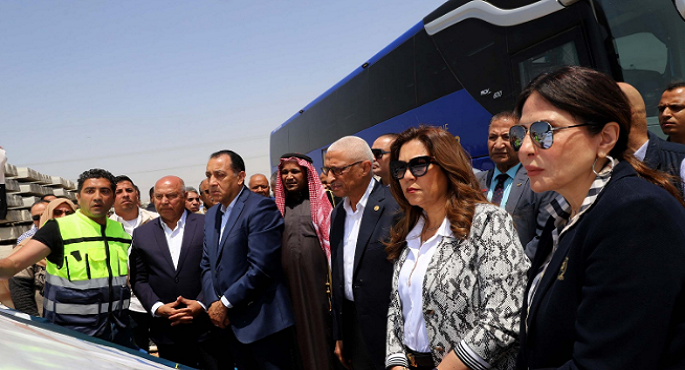 مدبولى يتابع الموقف التنفيذى لمشروع إنشاء خط سكة حديد (بئر العبد – العريش – رأس النقب)