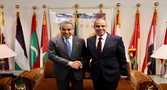 وزير الخارجية ووزير المالية القطرى يؤكدان الحرص على التوسع فى أطر التعاون بين البلدين