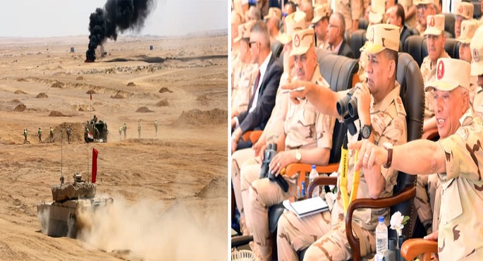 بالفيديو والصور.. وزير الدفاع يشهد تنفيذ المرحلة الرئيسية للمشروع التكتيكى بجنود (بدر 2026) بالذخيرة الحية لإحدى وحدات الجيش الثالث الميدانى