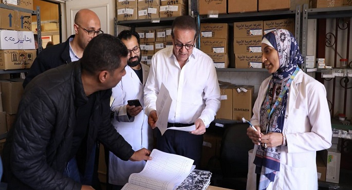 وزير الصحة يقوم بزيارة مفاجئة لمركز طبى الحى الثالث بمدينة بدر