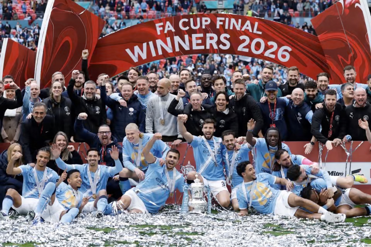 مانشستر سيتى يتوج بكأس الاتحاد الإنجليزى بفوزه على تشيلسى 1-0