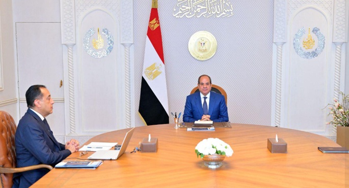 الرئيس السيسى يشدد على تكثيف جهود الحد من التضخم مع استمرار زيادة الإنفاق على الصحة والتعليم والحماية الاجتماعية