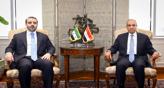 وزير الخارجية يبحث مع نظيره السورى سبل التعاون ويؤكد دعم مصر لسيادة دمشق