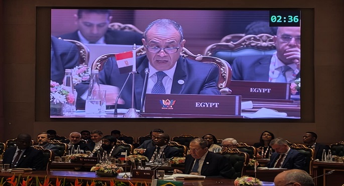 خلال اجتماع بريكس, وزير الخارجية: الحلول الدبلوماسية والتسويات السلمية السبيل الوحيد لتحقيق الأمن والاستقرار