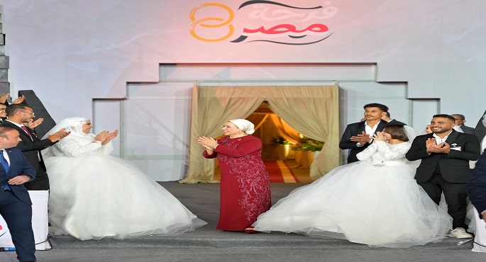 انتصار السيسى تعرب عن سعادتها بالمشاركة فى فعالية “فرحة مصر”