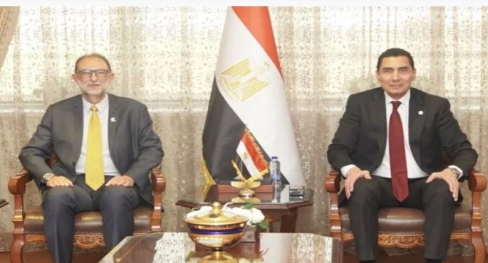 رئيس هيئة سلامة الغذاء يلتقى وزير الشباب والرياضة لبحث تعزيز التعاون فى مجالات الوعى الغذائى