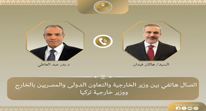 وزير الخارجية يبحث هاتفيا مع نظيره التركى جهود خفض التصعيد الإقليمى