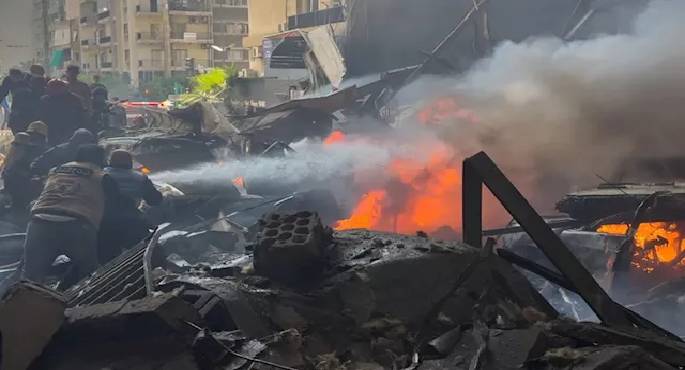 الجيش الإسرائيلى يؤكد تنفيذ غارات جوية على منطقة النبطية جنوبى لبنان