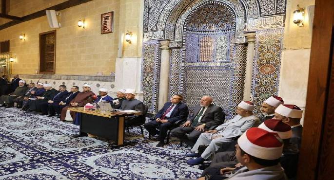 وزير الأوقاف يشهد انعقاد ملتقى الفكر الإسلامى الدولى الخامس بمسجد الحسين بمشاركة وفود وعلماء من 53 دولة