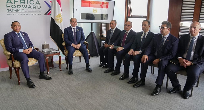 الرئيس السيسى يؤكد استعداد مصر لتقديم كافة أوجه الدعم لمدغشقر فى جهودها لتحقيق التنمية المستدامة