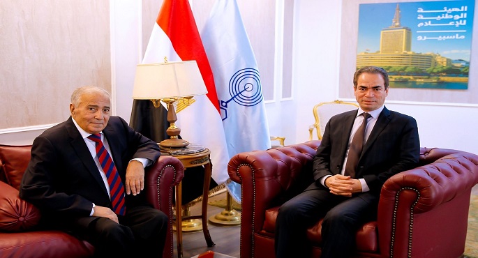 وصول الشاعر الكبير فاروق جويدة صالون ماسبيرو الثقافى