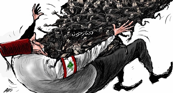 النازحون معضلة كبيرة فى لبنان