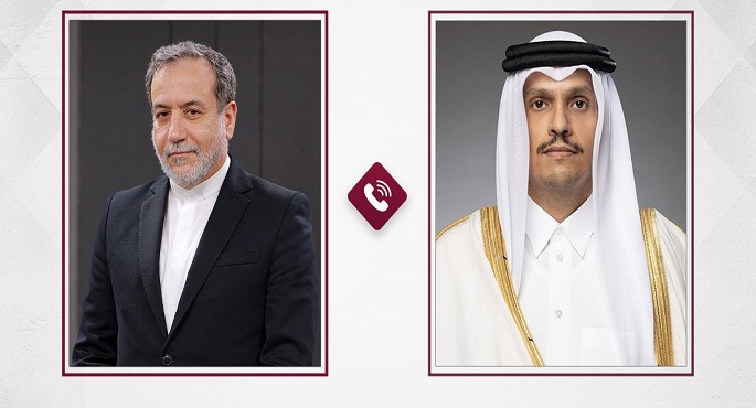 رئيس وزراء قطر ووزير خارجية إيران يبحثان هاتفيا مسار المفاوضات بين واشنطن وطهران