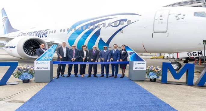 مصر تتسلم أول طائرة من طراز “B737-8Max”