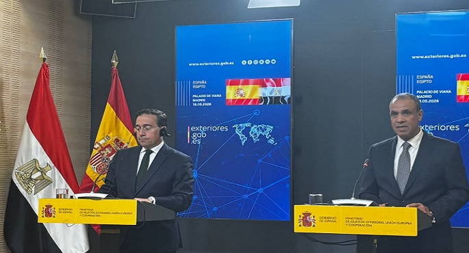وزيرا خارجية مصر وإسبانيا يعقدان مشاورات سياسية فى مدريد