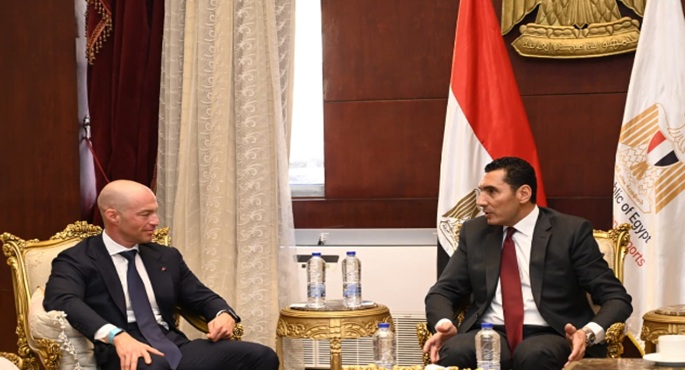 وزيرالشباب يبحث مع قيادات روسية تعزيز التعاون وتبادل الخبرات فى المجال الرياضى