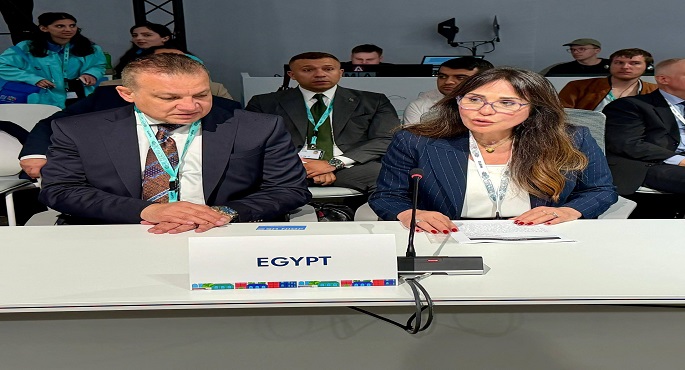 وزيرة الإسكان تلقى كلمة مصر فى الاجتماع الوزارى بشأن الخطة الحضرية الجديدة