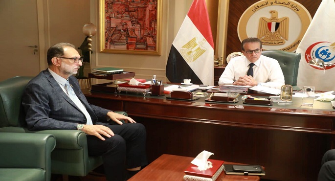 وزير الصحة يبحث مع رئيس سلامة الغذاء سبل تعزيز التعاون والتنسيق المشترك
