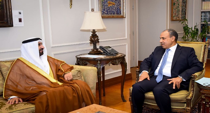 وزير الخارجية يبحث مع رئيس البرلمان العربى سبل تعزيز العمل العربى المشترك