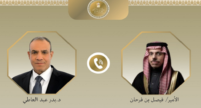 وزير الخارجية يبحث هاتفياً مع نظيره السعودى العلاقات الثنائية والتطورات الإقليمية