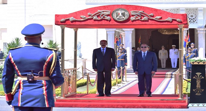 الرئيس السيسى يستقبل نظيره الإريترى أسياس أفورقى