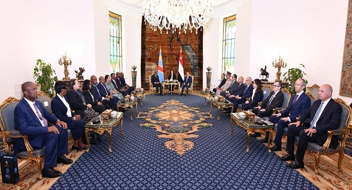 الرئيس السيسى ونظيره الكونغولى يشهدان التوقيع على عدد من الاتفاقيات