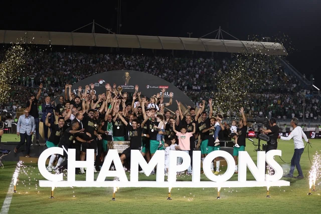 المصرى يتوج بكأس الرابطة بثلاثية فى إنبي