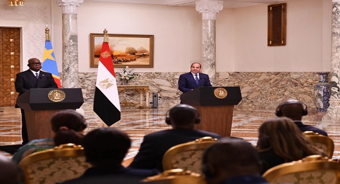 الرئيس السيسى: مصر والكونغو عازمتان على زيادة معدلات التبادل التجارى والتعاون فى المجالات الحيوية