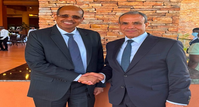 وزير الخارجية يبحث مع رئيس مفوضية الاتحاد الأفريقى سبل دعم العمل الأفريقى المشترك