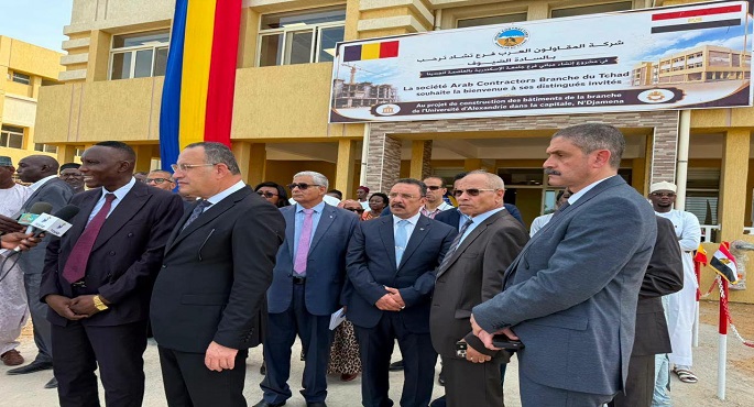 عبد العزيز قنصوة يتفقد التشطيبات النهائية لفرع جامعة الإسكندرية فى إنجامينا استعدادا للافتتاح الرسمى فى مايو 2027