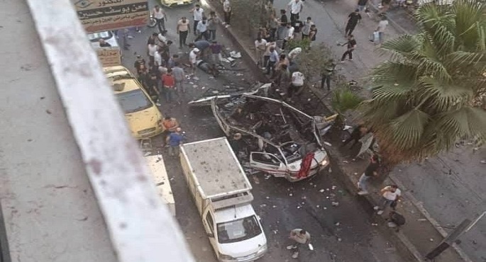 قتلى وجرحى فى انفجار عبوة ناسفة بحافلة نقل ركاب قرب دمشق
