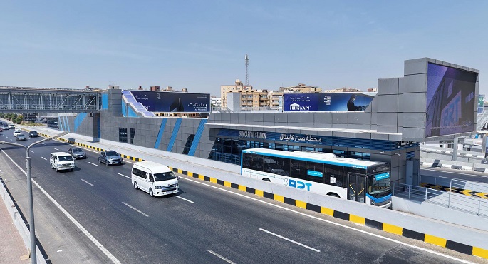 وزير النقل يعلن بدء تشغيل المرحلة الثانية من الأتوبيس الترددى السريع BRT أمام الركاب السبت المقبل