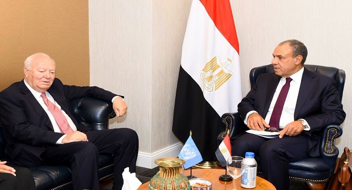 وزير الخارجية يلتقى وكيل سكرتير عام الأمم المتحدة الممثل السامي لتحالف الأمم المتحدة للحضارات