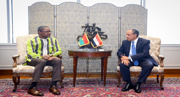 خلال جلسة مباحثات.. وزير الخارجية يؤكد لنظيره البوركيني دعم مصر الكامل لجهود مكافحة الإرهاب بمنطقتى غرب إفريقيا والساحل