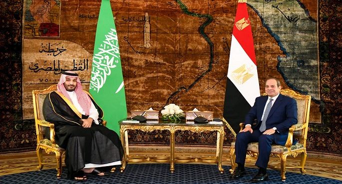 الرئيس السيسي ومحمد بن سلمان يؤكدان : علاقات مصر والسعودية لا تقبل إلا أن تكون مُثلى في الإطار العربي