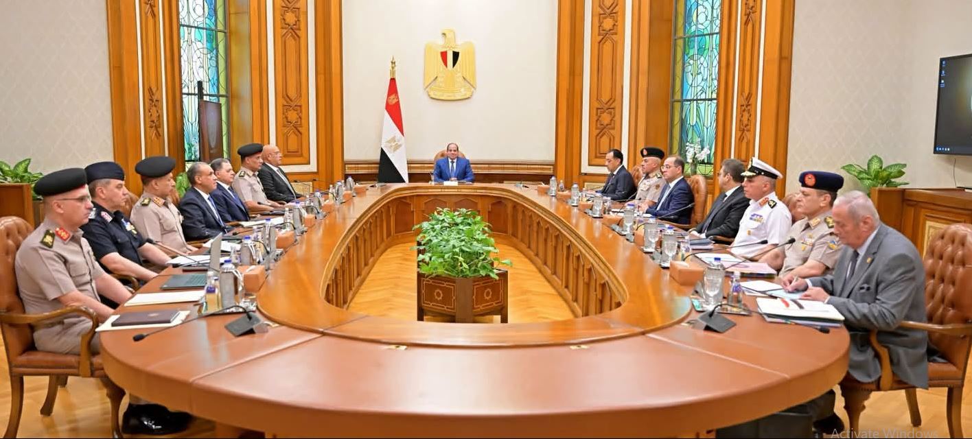 مجلس الدفاع الوطنى برئاسة السيسي يقرر الوقوف التام والتضامن الكامل مع المملكة العربية السعودية الشقيقة