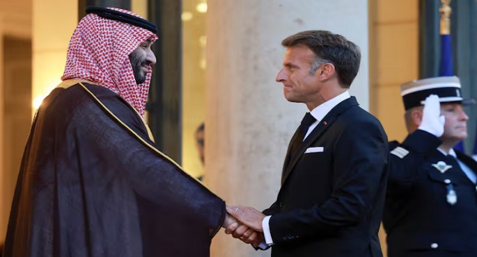 ماكرون ولي العهد السعودى