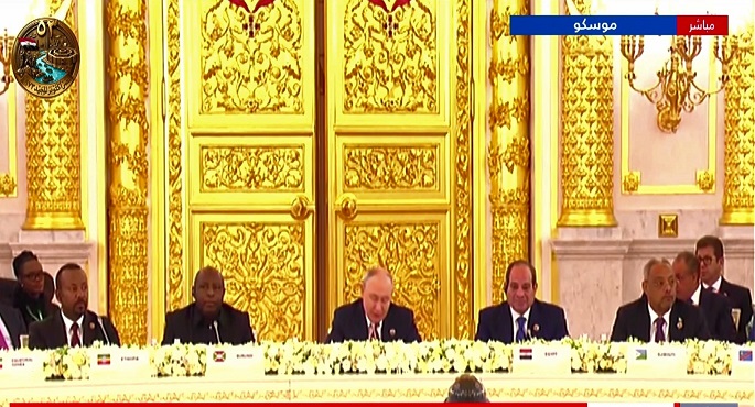 انطلاق الجلسة العامة للقمة الروسية – الإفريقية الثالثة فى موسكو بمشاركة الرئيس السيسى ونظيره الروسى بوتين