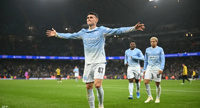 مانشستر سيتي يكتسح أيك آثينا بخماسية في دوري أبطال أوروبا