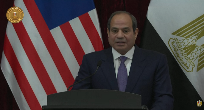 بالفيديو .. خلال مؤتمر صحفى مشترك .. الرئيس السيسي: العلاقات مع ماليزيا قائمة على الاحترام المتبادل والتعاون البناء في مختلف المجالات
