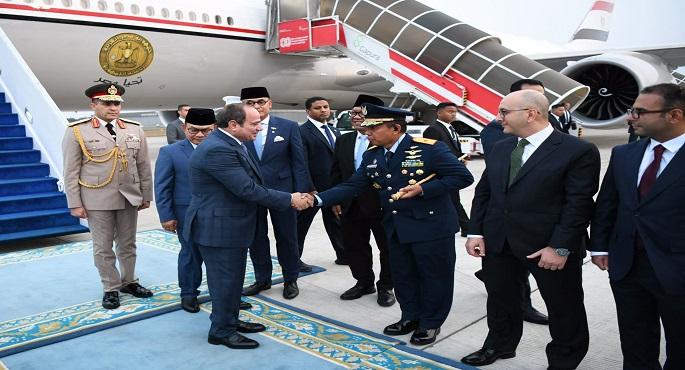 جاكرتا ثالث محطات جولة الرئيس السيسي الآسيوية.. ولقاء مرتقب مع رئيس إندونيسيا